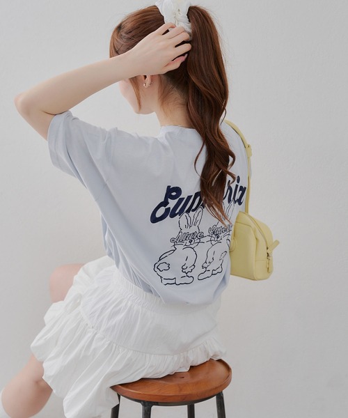 セール】プリプリうさぎBIGT（Tシャツ/カットソー）｜Another