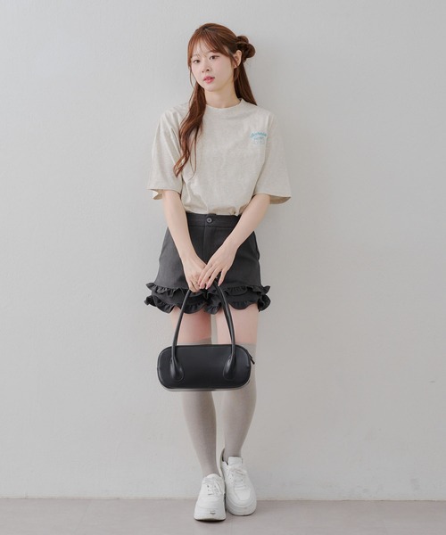 Another Branch olive des olive（アナザーブランチオリーブデオリーブ）の「プリプリうさぎBIGT（Tシャツ/カットソー・レディース・スミクロ/オートミール/オフホワイト/サックスブルー・FREE）」の7枚目の写真