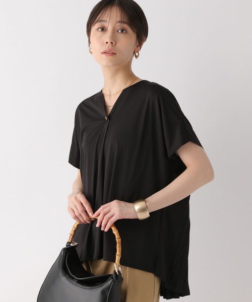 Elura（エルーラ）の「サマーイージーケアプリーツプルオーバー/450753（Tシャツ/カットソー・レディース・ホワイト/ブラック/カーキ・MEDIUM/LARGE）」の20枚目の写真