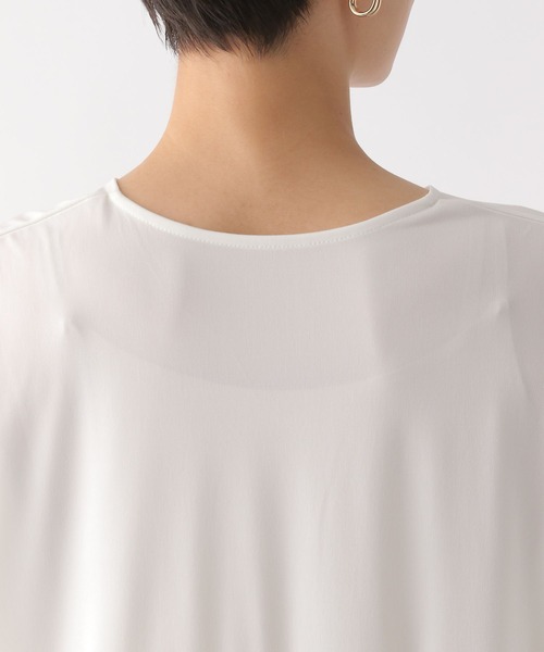 Elura（エルーラ）の「サマーイージーケアプリーツプルオーバー/450753（Tシャツ/カットソー・レディース・ホワイト/ブラック/カーキ・MEDIUM/LARGE）」の7枚目の写真