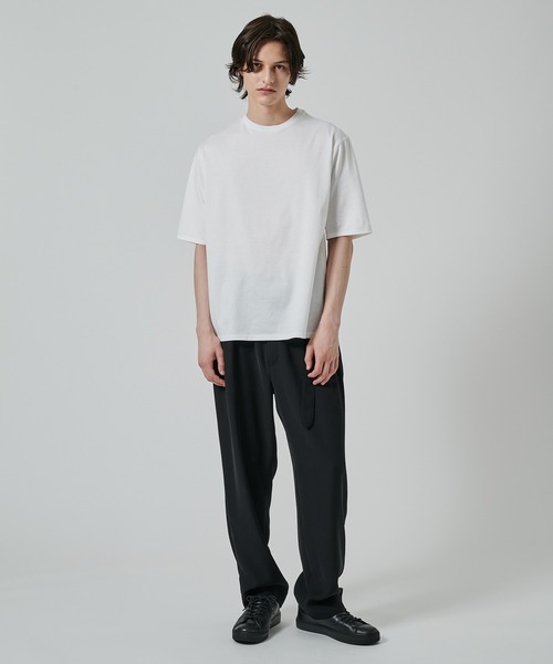 markaware(マーカウェア)の「別注 CREW NECK TEE(Tシャツ/カットソー・メンズ・ホワイト/ダークグレー/ブラック/ピンク・1/2)」の10枚目の写真