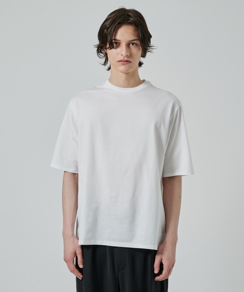 markaware(マーカウェア)の「別注 CREW NECK TEE(Tシャツ/カットソー・メンズ・ホワイト/ダークグレー/ブラック/ピンク・1/2)」の7枚目の写真