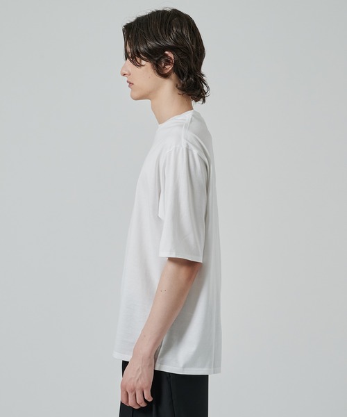 markaware(マーカウェア)の「別注 CREW NECK TEE(Tシャツ/カットソー・メンズ・ホワイト/ダークグレー/ブラック/ピンク・1/2)」の6枚目の写真