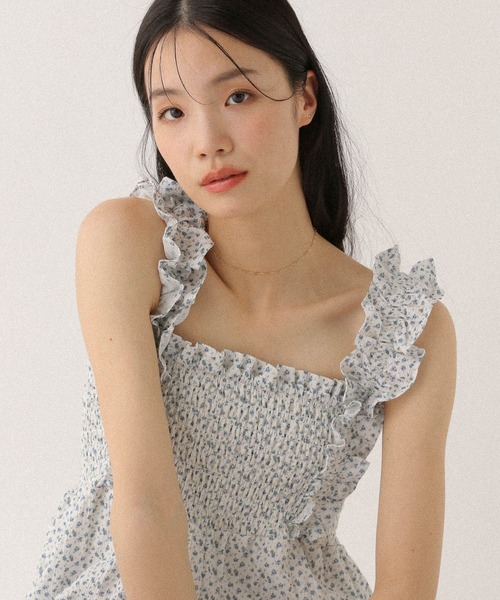 ☆Heather☆ フリルショルダーオールインワン Heather｜フリルショルダーオールインワン | Rakuten Fashion
