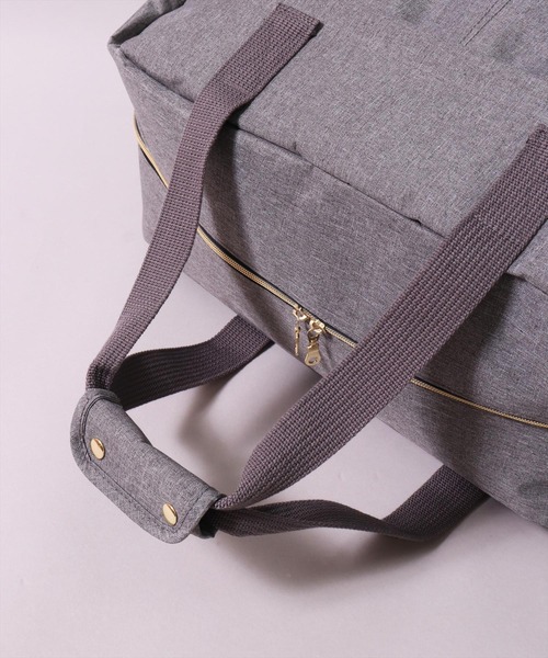BAYBLO（ベイブロ）の「(LF)【LCC機内対応】5ポケット/39L 2WAY トラベル ボストンバッグ（ボストンバッグ・レディース・グレー/ブラック・ONE SIZE）」の12枚目の写真