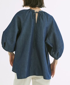 セール】LACE UP DENIM TOPS（シャツ/ブラウス）｜CLANE（クラネ