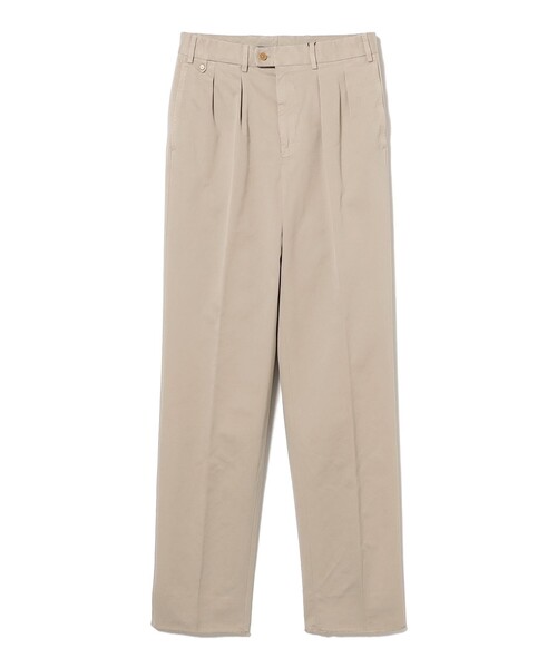 BEAMS F（ビームスエフ）の「ATELIER ZINS / コットンツイル 2プリーツ ワイドスラックス（その他パンツ・メンズ・ベージュ・38/36）」の2枚目の写真
