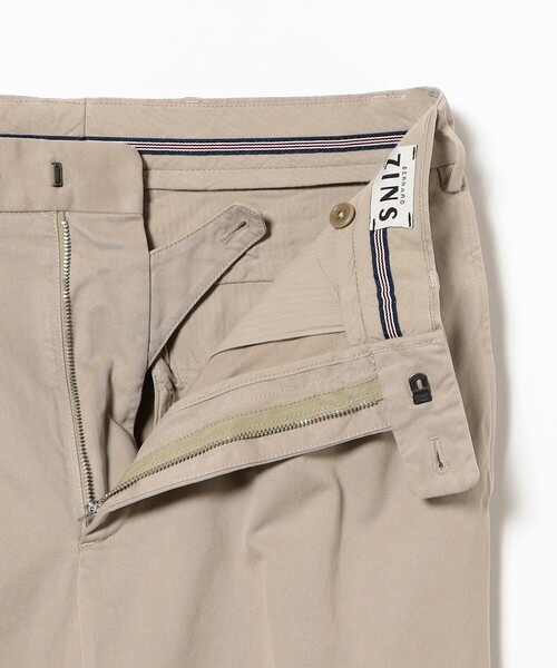 BEAMS F（ビームスエフ）の「ATELIER ZINS / コットンツイル 2プリーツ ワイドスラックス（その他パンツ・メンズ・ベージュ・38/36）」の4枚目の写真