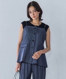 LAUTREAMONT（ロートレアモン）の「デニムライクキャミソール≪洗濯機で洗える≫（キャミソール）」