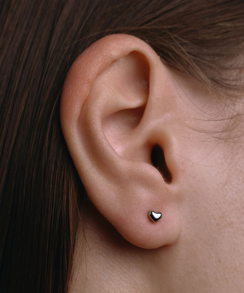 CENE（セネ）の「【CENE】セネ/ティンカーハートピアス（ピアス（両耳用）・レディース・シルバー/ゴールド・FREE）」の2枚目の写真