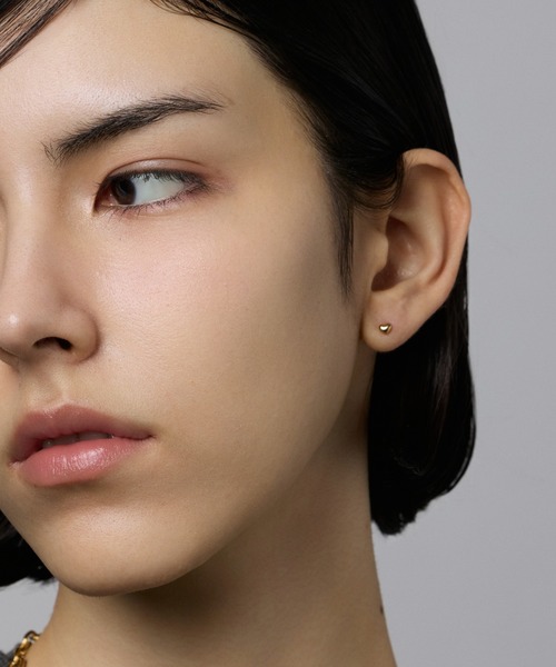 CENE（セネ）の「【CENE】セネ/ティンカーハートピアス（ピアス（両耳用）・レディース・シルバー/ゴールド・FREE）」の3枚目の写真