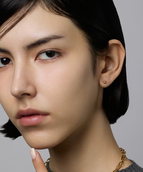 CENE（セネ）の「【CENE】セネ/ティンカーハートピアス（ピアス（両耳用）・レディース・シルバー/ゴールド・FREE）」の4枚目の写真