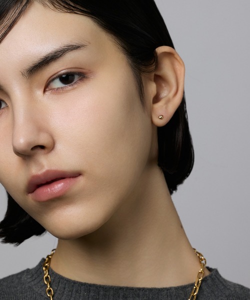 CENE（セネ）の「【CENE】セネ/ティンカーハートピアス（ピアス（両耳用）・レディース・シルバー/ゴールド・FREE）」の5枚目の写真