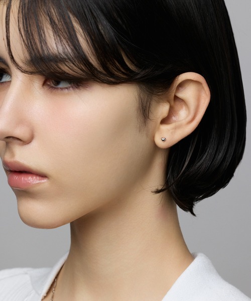 CENE（セネ）の「【CENE】セネ/ティンカーハートピアス（ピアス（両耳用）・レディース・シルバー/ゴールド・FREE）」の6枚目の写真