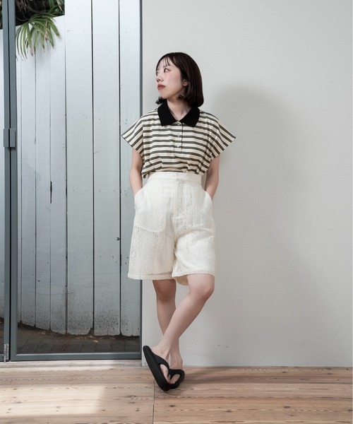 セール】lace sheer short pants / レースシアーショートパンツ