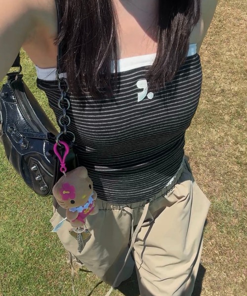 Judin(ジュディン)の「Double waist cargo pants【JD】(カーゴパンツ・レディース・ベージュ/グレー・FREE)」の20枚目の写真