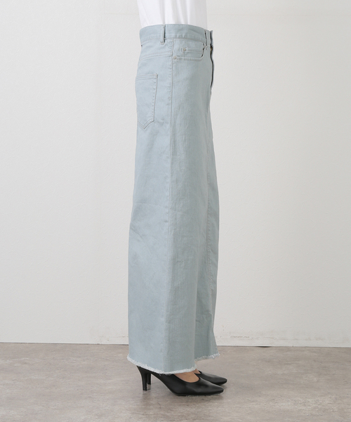 Munich(ミューニック)の「【洗える】Munich/ミューニック デニムスカート(デニムスカート・レディース・ピンク/サックスブルー・FREE)」の7枚目の写真