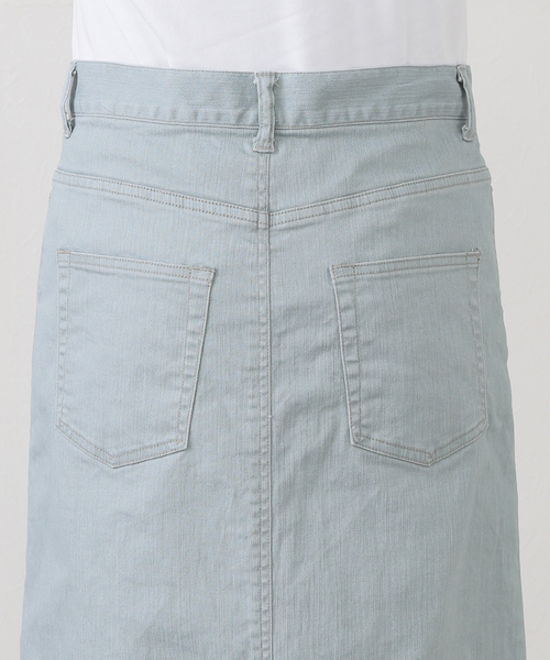 Munich(ミューニック)の「【洗える】Munich/ミューニック デニムスカート(デニムスカート・レディース・ピンク/サックスブルー・FREE)」の9枚目の写真