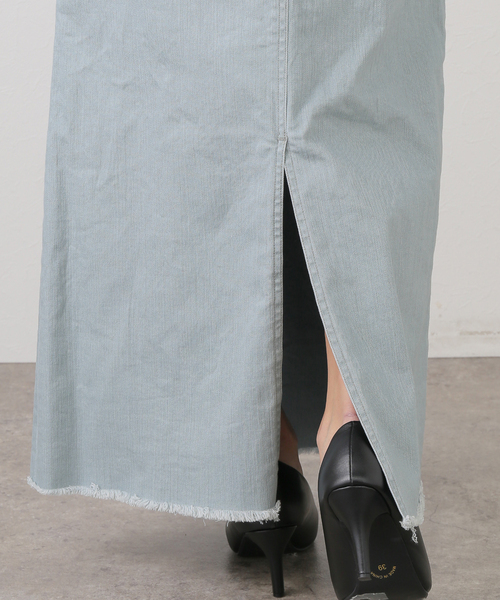 Munich(ミューニック)の「【洗える】Munich/ミューニック デニムスカート(デニムスカート・レディース・ピンク/サックスブルー・FREE)」の11枚目の写真