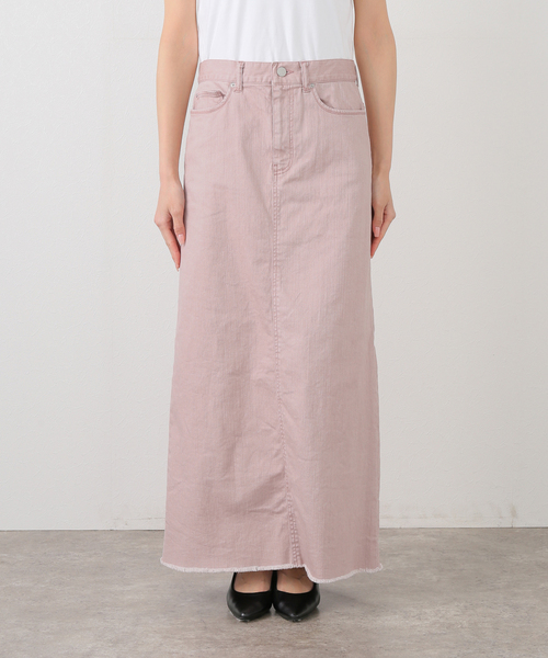 Munich(ミューニック)の「【洗える】Munich/ミューニック デニムスカート(デニムスカート・レディース・ピンク/サックスブルー・FREE)」の20枚目の写真