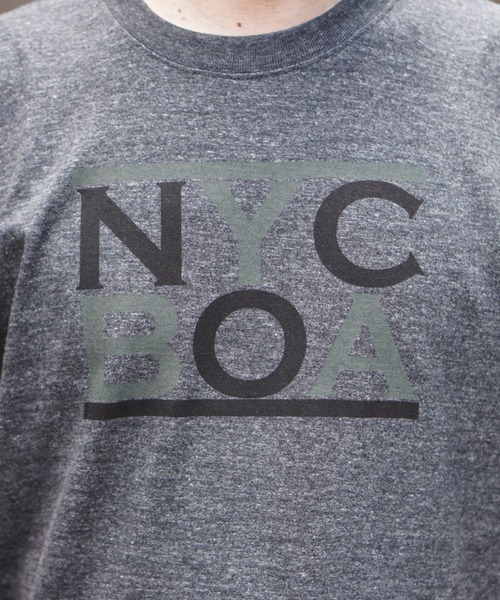 BROOKLYN OVERALL(ブルックリンオーバーオール)の「NYCプリントTシャツ(Tシャツ/カットソー・メンズ・オートミール/チャコールグレー・MEDIUM/LARGE/SMALL)」の10枚目の写真