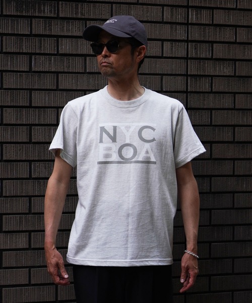 BROOKLYN OVERALL(ブルックリンオーバーオール)の「NYCプリントTシャツ(Tシャツ/カットソー・メンズ・オートミール/チャコールグレー・MEDIUM/LARGE/SMALL)」の13枚目の写真