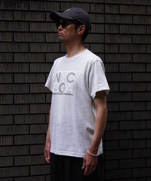 BROOKLYN OVERALL(ブルックリンオーバーオール)の「NYCプリントTシャツ(Tシャツ/カットソー・メンズ・オートミール/チャコールグレー・MEDIUM/LARGE/SMALL)」の14枚目の写真