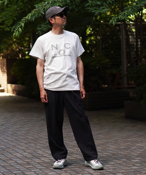 BROOKLYN OVERALL(ブルックリンオーバーオール)の「NYCプリントTシャツ(Tシャツ/カットソー・メンズ・オートミール/チャコールグレー・MEDIUM/LARGE/SMALL)」の18枚目の写真