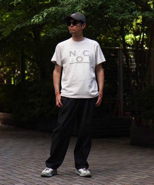 BROOKLYN OVERALL(ブルックリンオーバーオール)の「NYCプリントTシャツ(Tシャツ/カットソー・メンズ・オートミール/チャコールグレー・MEDIUM/LARGE/SMALL)」の19枚目の写真