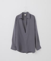 B.C STOCK（ベーセーストック）の「【Deux Allures/ドゥ アリュール】リヨセルスキッパーシャツ（シャツ/ブラウス）」