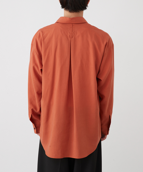 B.C STOCK(ベーセーストック)の「【Deux Allures/ドゥ アリュール】リヨセルスキッパーシャツ(シャツ/ブラウス・メンズ・チャコールグレー/オレンジ・FREE)」の11枚目の写真