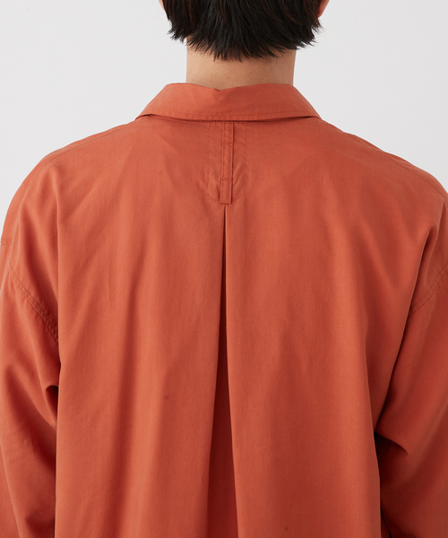 B.C STOCK(ベーセーストック)の「【Deux Allures/ドゥ アリュール】リヨセルスキッパーシャツ(シャツ/ブラウス・メンズ・チャコールグレー/オレンジ・FREE)」の15枚目の写真