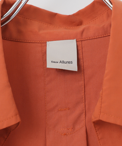 B.C STOCK(ベーセーストック)の「【Deux Allures/ドゥ アリュール】リヨセルスキッパーシャツ(シャツ/ブラウス・メンズ・チャコールグレー/オレンジ・FREE)」の20枚目の写真