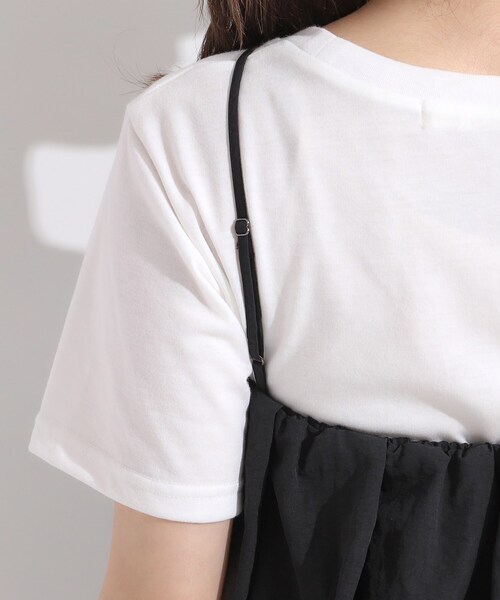 Cutie Blonde（キューティーブロンド）の「【S-LL/2点セット】バルーンキャミ+Tシャツセット（その他トップス・レディース・ホワイト/ブラック・01/02/03/04）」の17枚目の写真