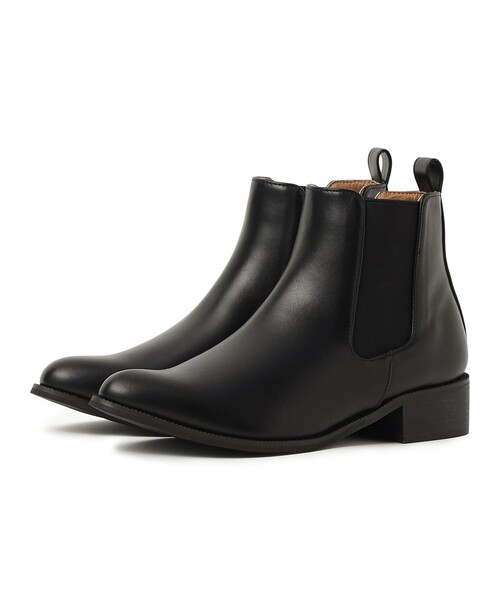 BEAMS HEART(ビームスハート)の「フェイクレザー サイドゴアブーツ(22.5~24.5cm)(ブーツ・レディース・ブラウン/ブラック・SMALL/MEDIUM/LARGE)」の11枚目の写真