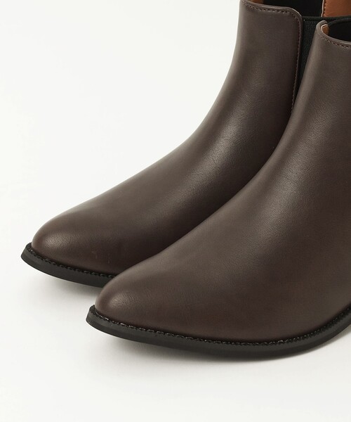 BEAMS HEART(ビームスハート)の「フェイクレザー サイドゴアブーツ(22.5~24.5cm)(ブーツ・レディース・ブラウン/ブラック・SMALL/MEDIUM/LARGE)」の19枚目の写真