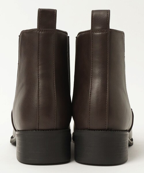 BEAMS HEART(ビームスハート)の「フェイクレザー サイドゴアブーツ(22.5~24.5cm)(ブーツ・レディース・ブラウン/ブラック・SMALL/MEDIUM/LARGE)」の5枚目の写真