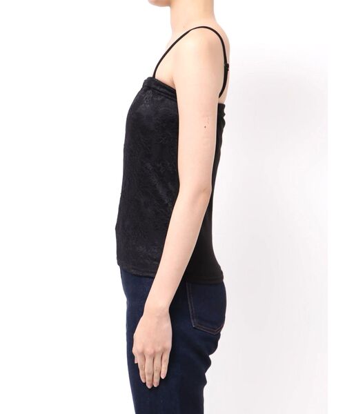 MERCURYDUO（マーキュリーデュオ）の「2WAYカップ付レースベアインナー（チューブトップ・レディース・オフホワイト/ブラック・FREE）」の5枚目の写真