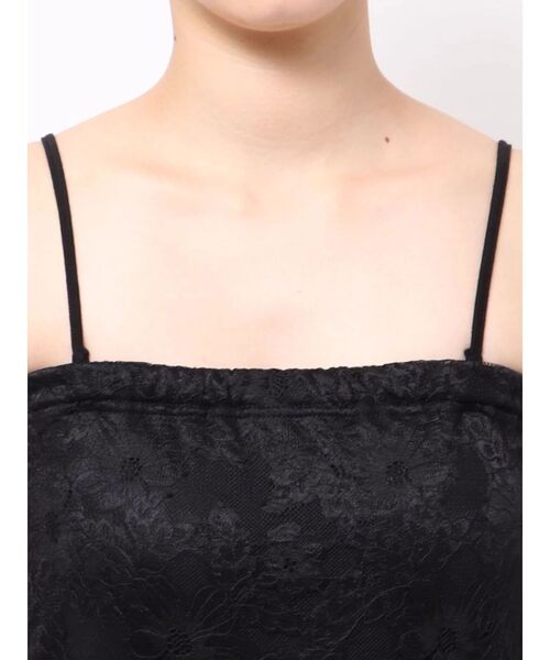 MERCURYDUO（マーキュリーデュオ）の「2WAYカップ付レースベアインナー（チューブトップ・レディース・オフホワイト/ブラック・FREE）」の7枚目の写真