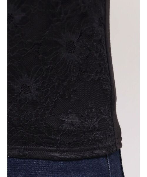 MERCURYDUO（マーキュリーデュオ）の「2WAYカップ付レースベアインナー（チューブトップ・レディース・オフホワイト/ブラック・FREE）」の9枚目の写真