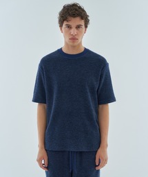 ESTNATION / カシミヤミックス パイルカットソー