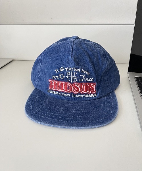 UP START（アップスタート）の「【LAMPOON】ピグメントダイキャップ（キャップ・レディース・カーキ/ブルー/ピンク/オレンジ・FREE）」の3枚目の写真