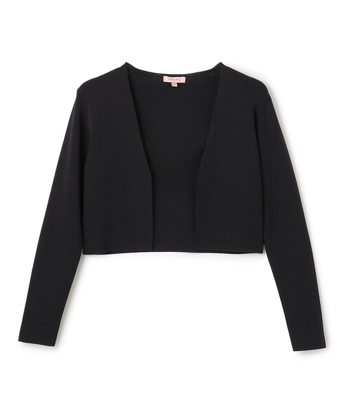 TOCCA(トッカ)の「SQUARE BOLERO ボレロ(カーディガン/ボレロ・レディース・ピンク系/ネイビー系/アイボリー系/ブラック系・MEDIUM/SMALL)」の2枚目の写真