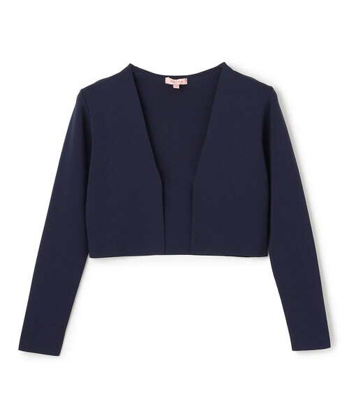 TOCCA(トッカ)の「SQUARE BOLERO ボレロ(カーディガン/ボレロ・レディース・ピンク系/ネイビー系/アイボリー系/ブラック系・MEDIUM/SMALL)」の3枚目の写真