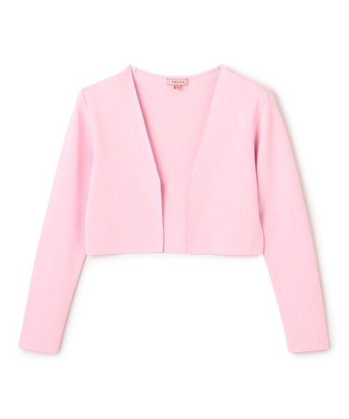 TOCCA(トッカ)の「SQUARE BOLERO ボレロ(カーディガン/ボレロ・レディース・ピンク系/ネイビー系/アイボリー系/ブラック系・MEDIUM/SMALL)」の10枚目の写真