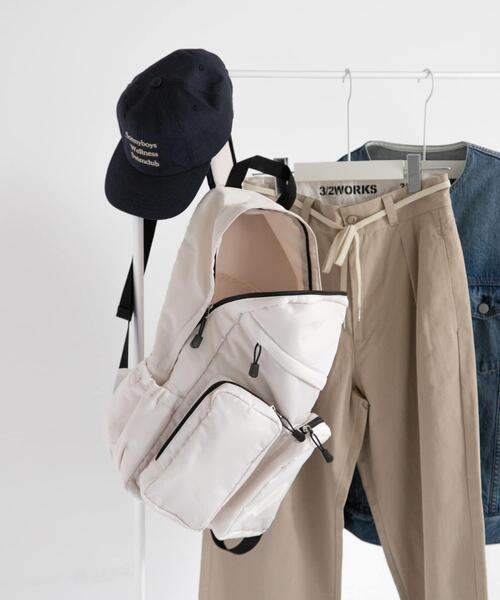 URBAN RESEARCH Sonny Label(アーバンリサーチサニーレーベル)の「グログランユースフルリュック(バックパック/リュック・レディース・アイボリー/ブラック・ONE)」の8枚目の写真