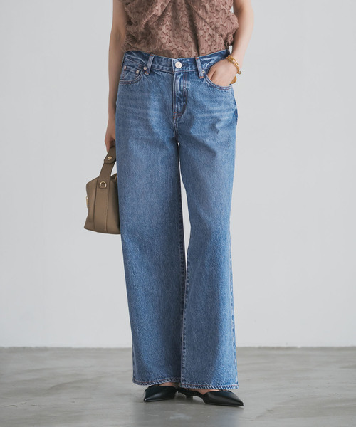 NEEDBY heritage（ニードバイヘリテージ）の「NEED by heritage/ニードバイヘリテージ MEI（デニムパンツ・レディース・ブルー・26/25/24/23）」の2枚目の写真