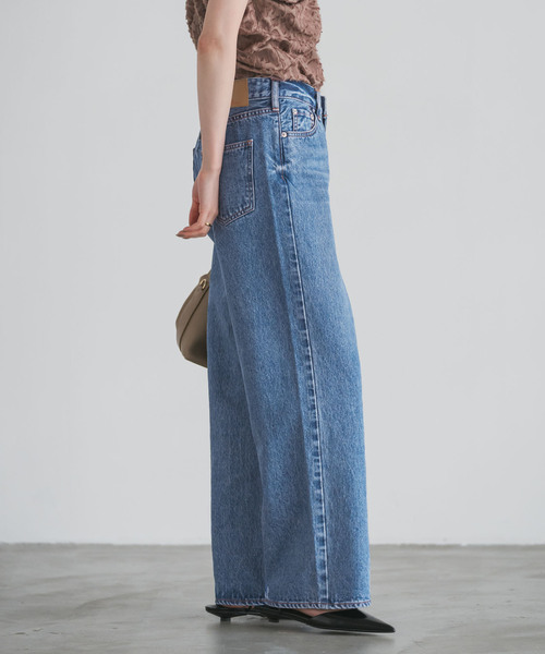 NEEDBY heritage（ニードバイヘリテージ）の「NEED by heritage/ニードバイヘリテージ MEI（デニムパンツ・レディース・ブルー・26/25/24/23）」の3枚目の写真