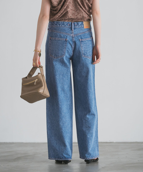 NEEDBY heritage（ニードバイヘリテージ）の「NEED by heritage/ニードバイヘリテージ MEI（デニムパンツ・レディース・ブルー・26/25/24/23）」の4枚目の写真