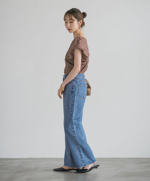 NEEDBY heritage（ニードバイヘリテージ）の「NEED by heritage/ニードバイヘリテージ MEI（デニムパンツ・レディース・ブルー・26/25/24/23）」の6枚目の写真